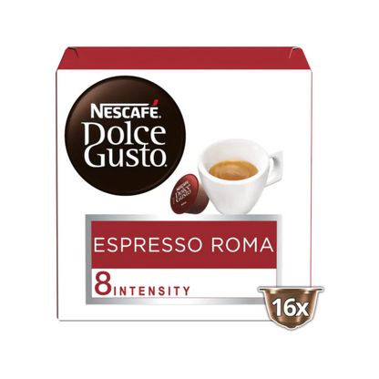 [BestBefore-30-Apr-2025] Nescafe Dolce Gusto Espresso Roma Coffee 16 Pods 99.2g