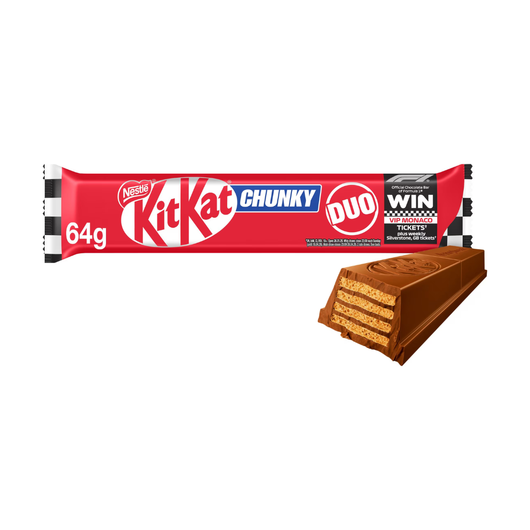 Nestle KitKat Chunky DUO Milk Chocolate Bar 64g