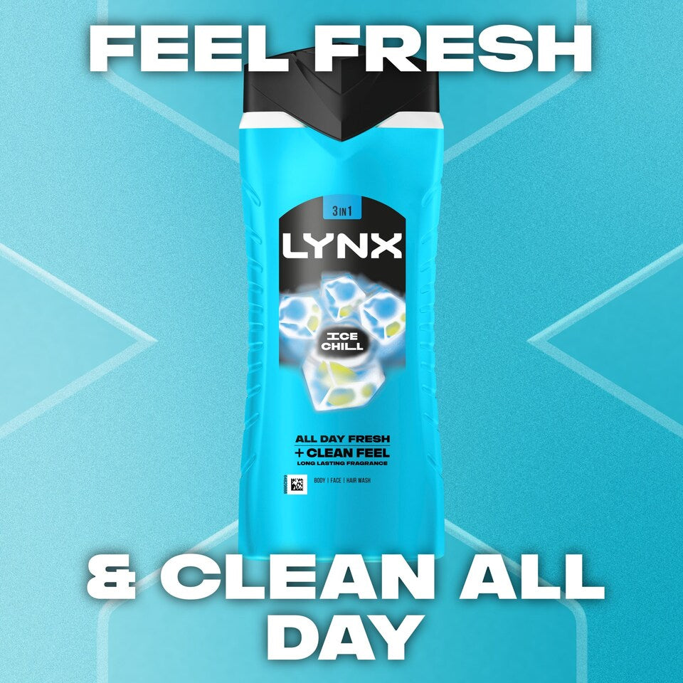 Lynx Shower Gel Ice Chill 225ml