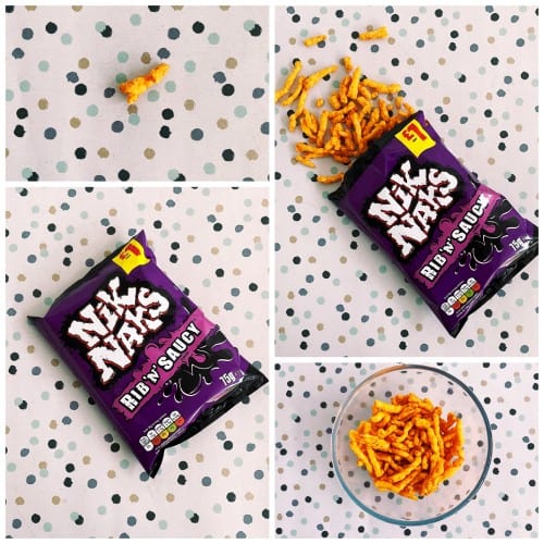 Nik Naks Rib N Saucy Grab Bag Crisps 45g