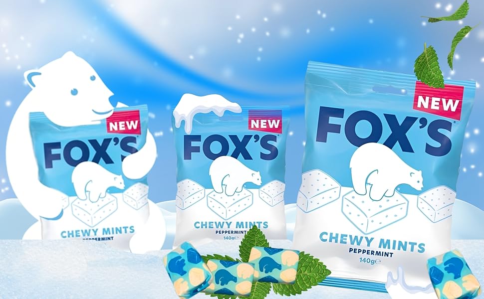 Fox's Chewy Mints Peppermint 140g