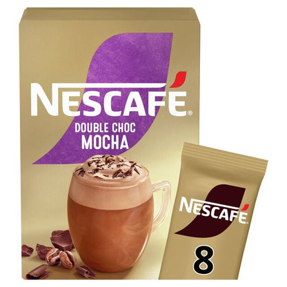 Nescafe Gold Double Choc Mocha Instant Coffee 8 x 20.9g