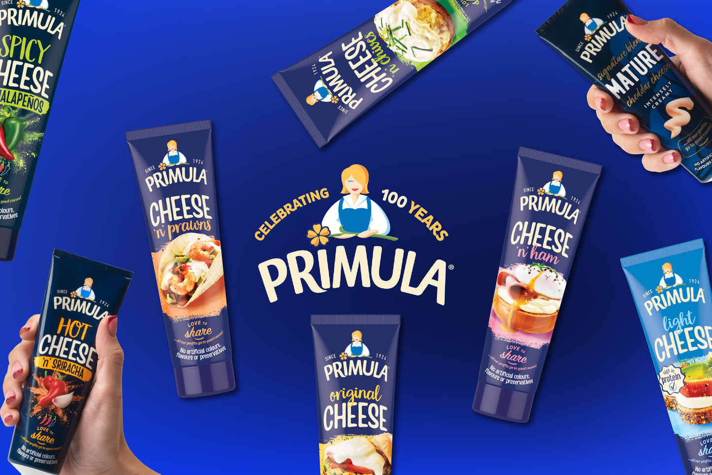 Primula Original Cheese Tube 140G พริมูล่า ชีสหลอด รสออริจินัล 140 กรัม