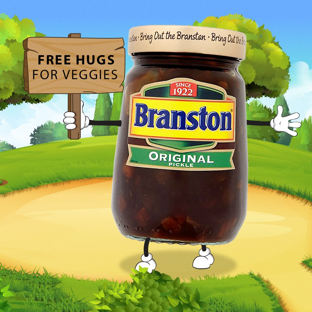 Branston Original Pickle 520g ผักดอง (แครอท ผักกาด หัวหอม และกะหล่ำ) 520 กรัม