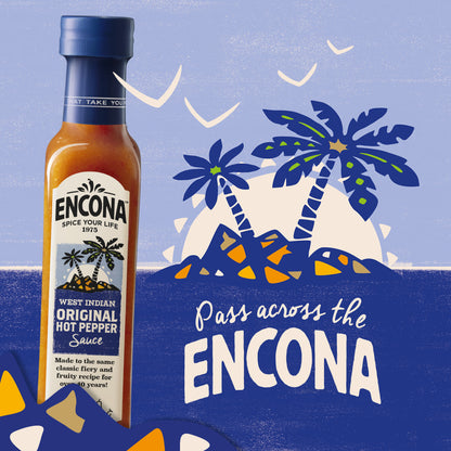 Encona Original Hot Pepper Sauce 142 ml เอนโคน่า ซอสพริกเผ็ด สูตรดั้งเดิม 142 มิลลิลิตร