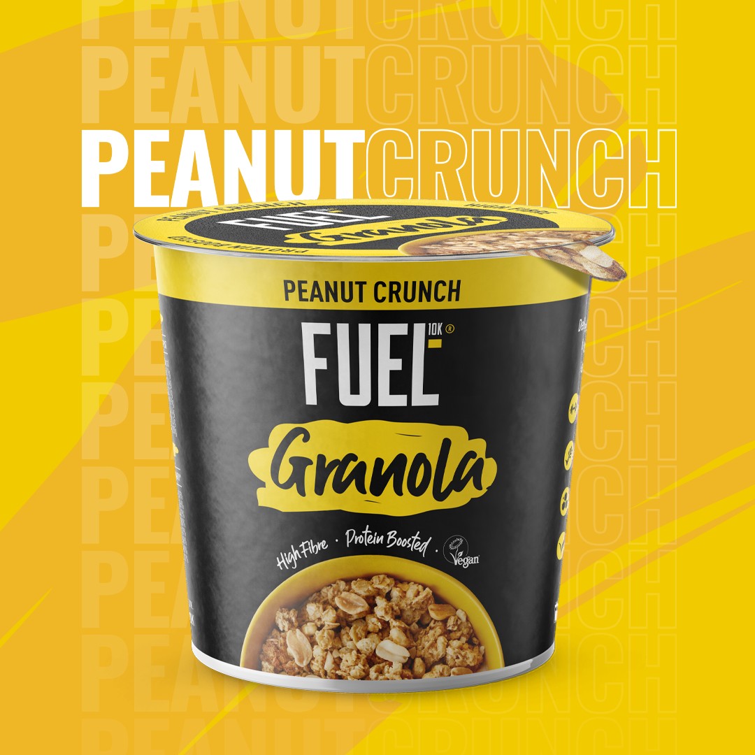 Fuel 10K Protein Boosted Peanut Crunch Granola Pot 70g