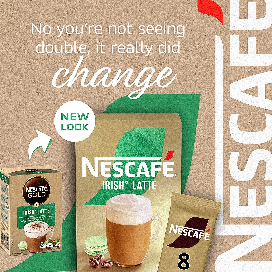 Nescafe Gold Irish Latte 8 x 19.8g