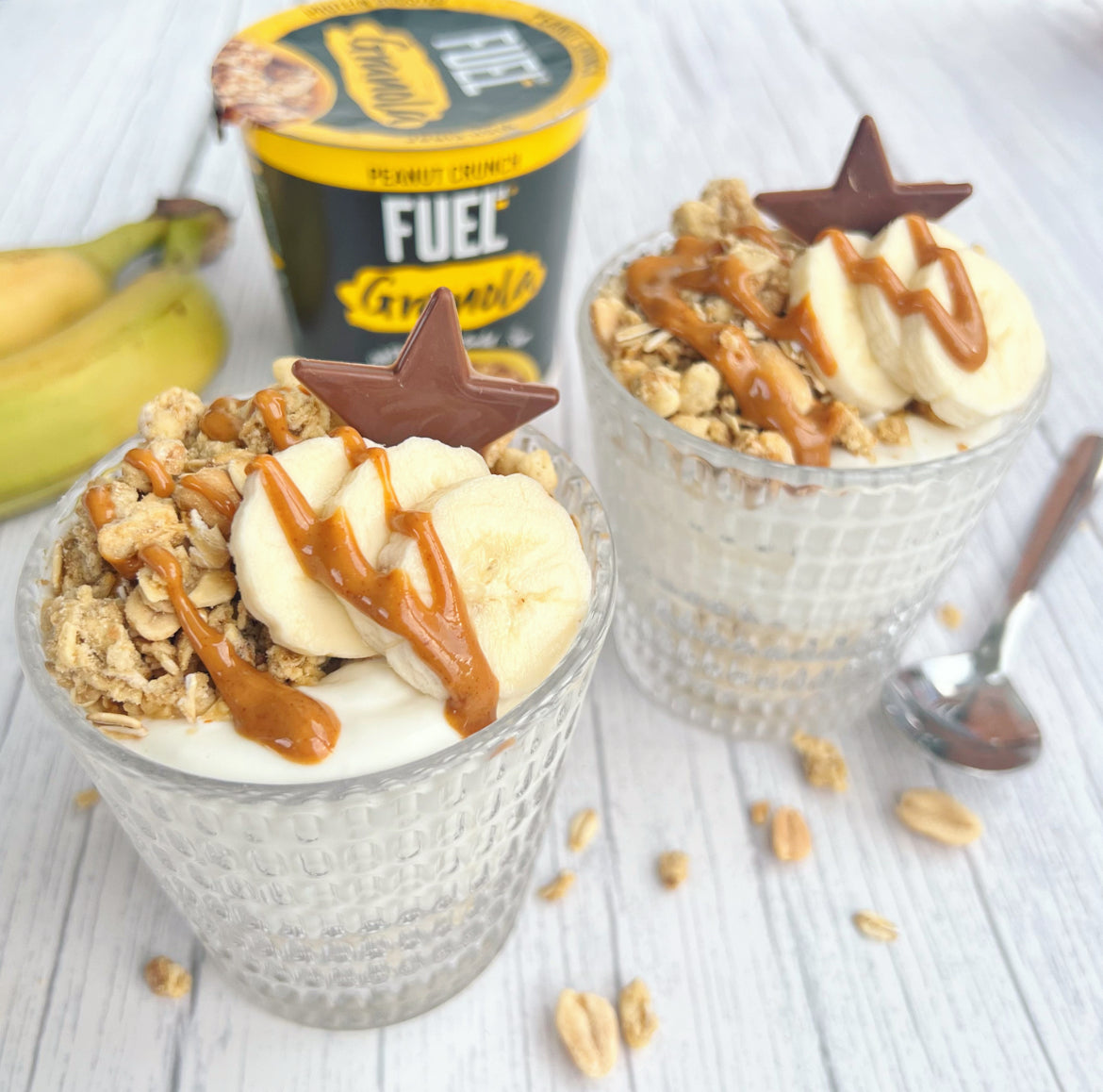 Fuel 10K Protein Boosted Peanut Crunch Granola Pot 70g