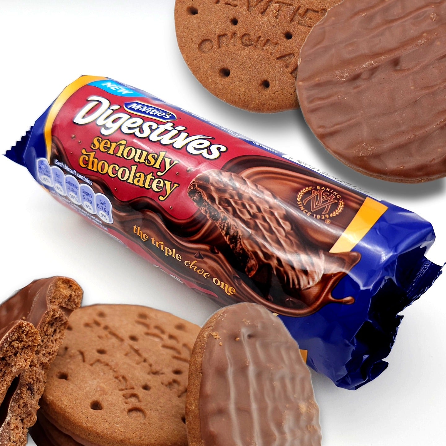 McVitie's Seriously Chocolate Digestive Biscuits 232g