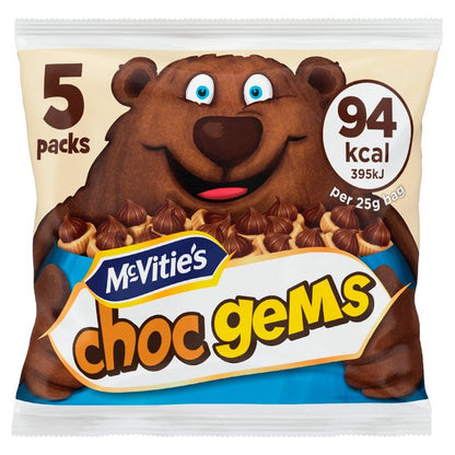 McVitie's Iced Gems Chocolate Multipack Biscuits [5 x 19g] 95g