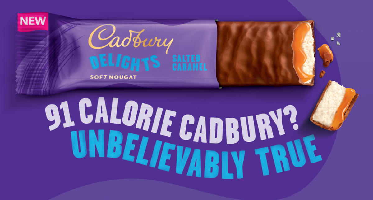 Cadbury Delight Soft Nougat Salted Caramel 88g