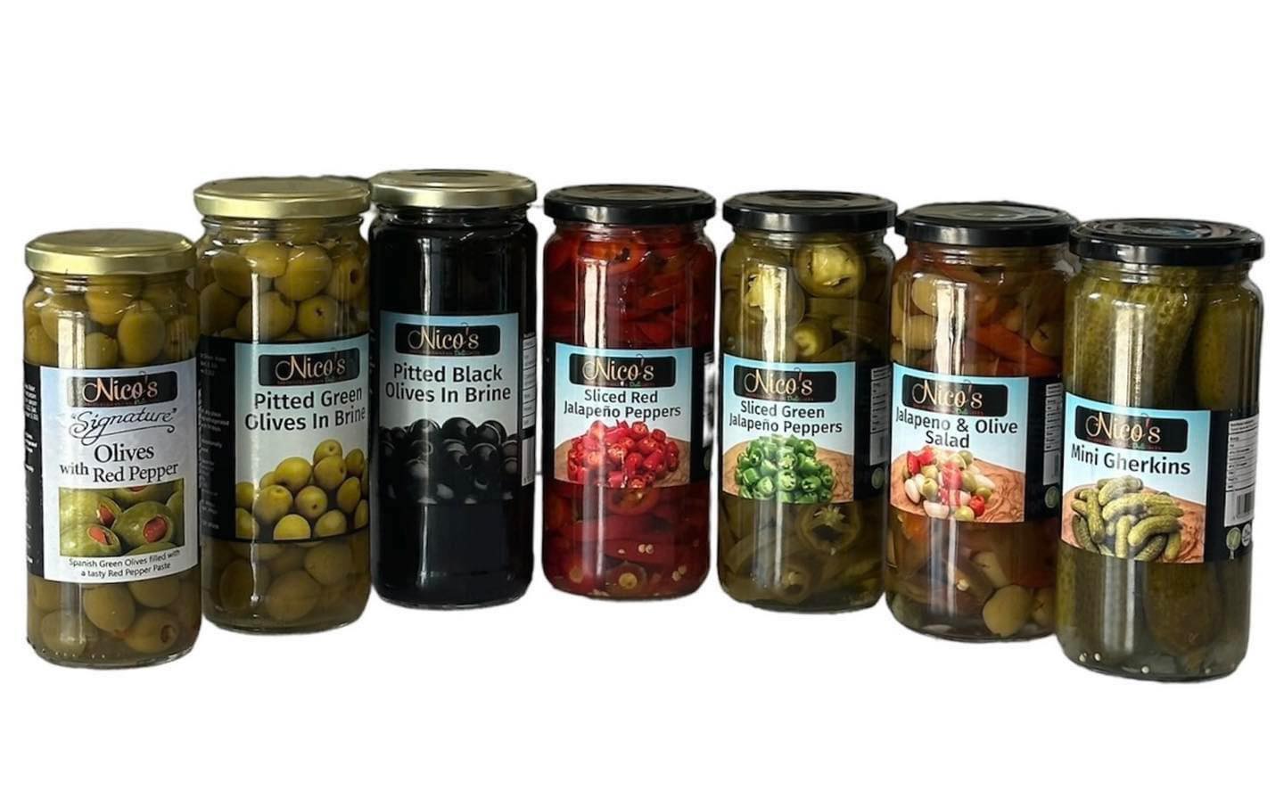 Nico's Pickled Chilli Peppers Mediterranean 440g