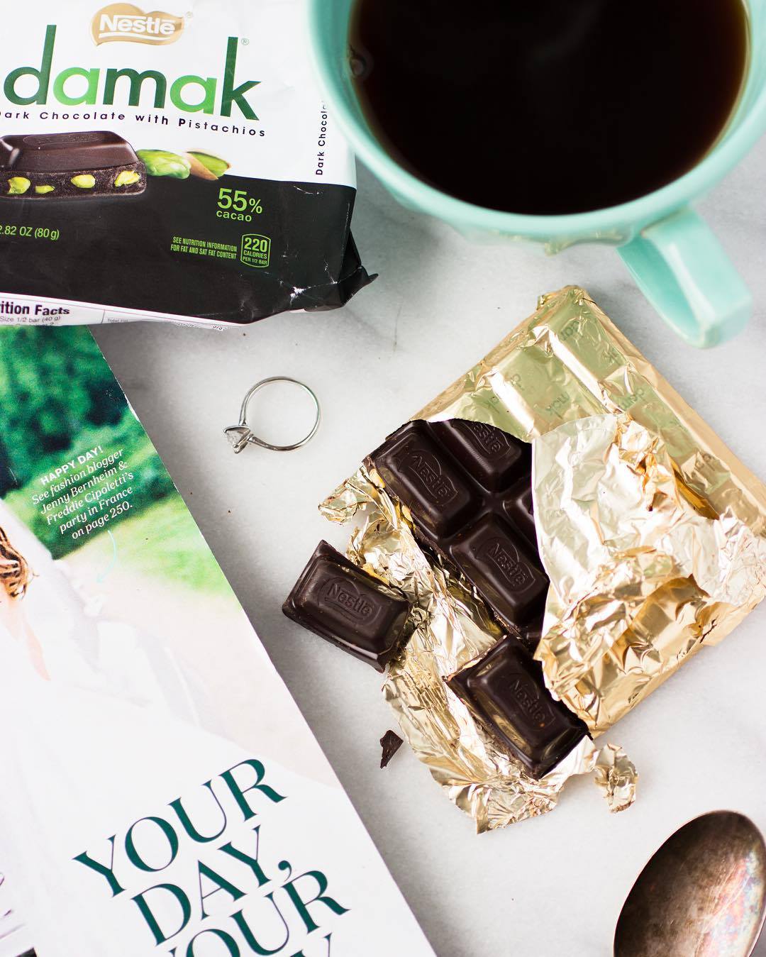 [BestBefore-30Nov2025] Nestle Damak Dark Chocolate with Pistachio 60g