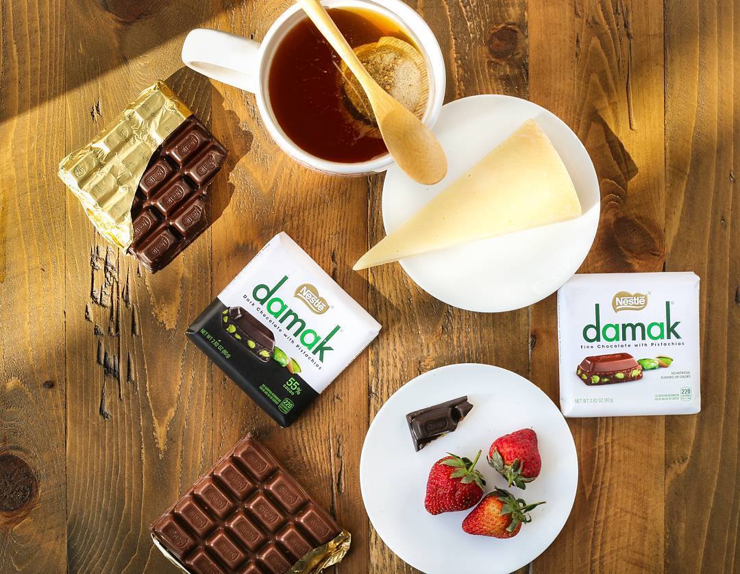 [BestBefore-30Nov2025] Nestle Damak Fine Chocolate with Pistachio 60g