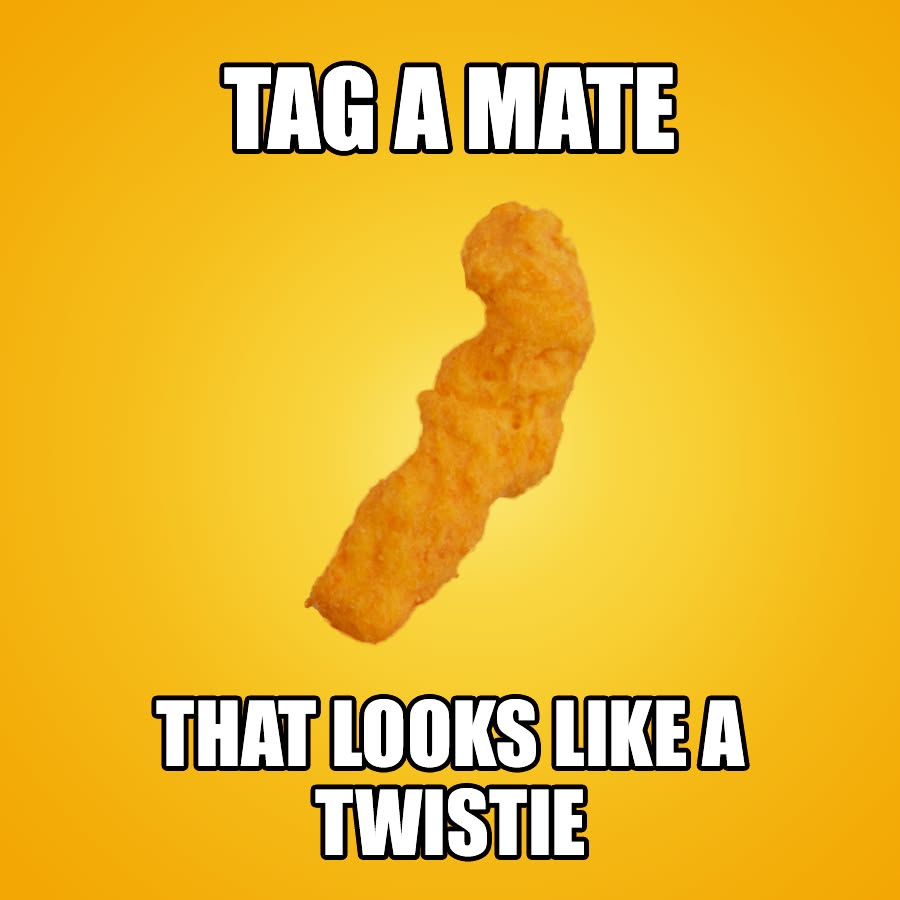 Twisties Cheese Flavoured Puffed Snacks 90g