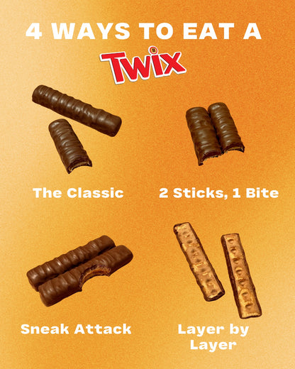 Twix Caramel & Milk Chocolate Biscuit Bars 3 Packs 120g