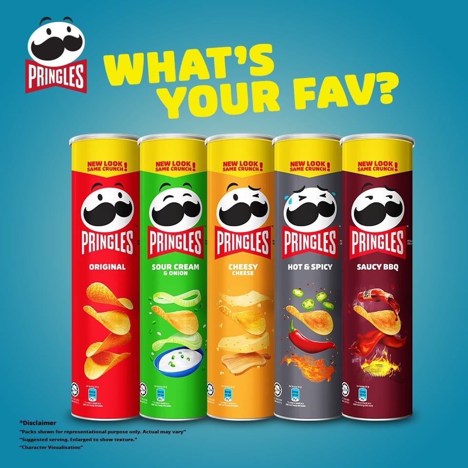 Pringles Texas BBQ Sauce Crisps Can 165g