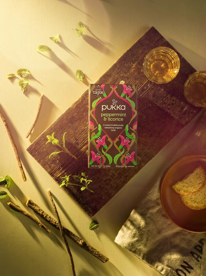 Pukka Peppermint & Licorice Herbal Tea 20pcs 30g