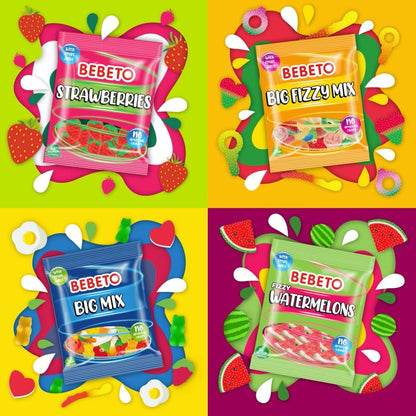 Bebeto Rainbow Laces 140g
