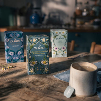 Pukka Chamomile, Vanilla & Manuka Honey Herbal Tea 20pcs 32g