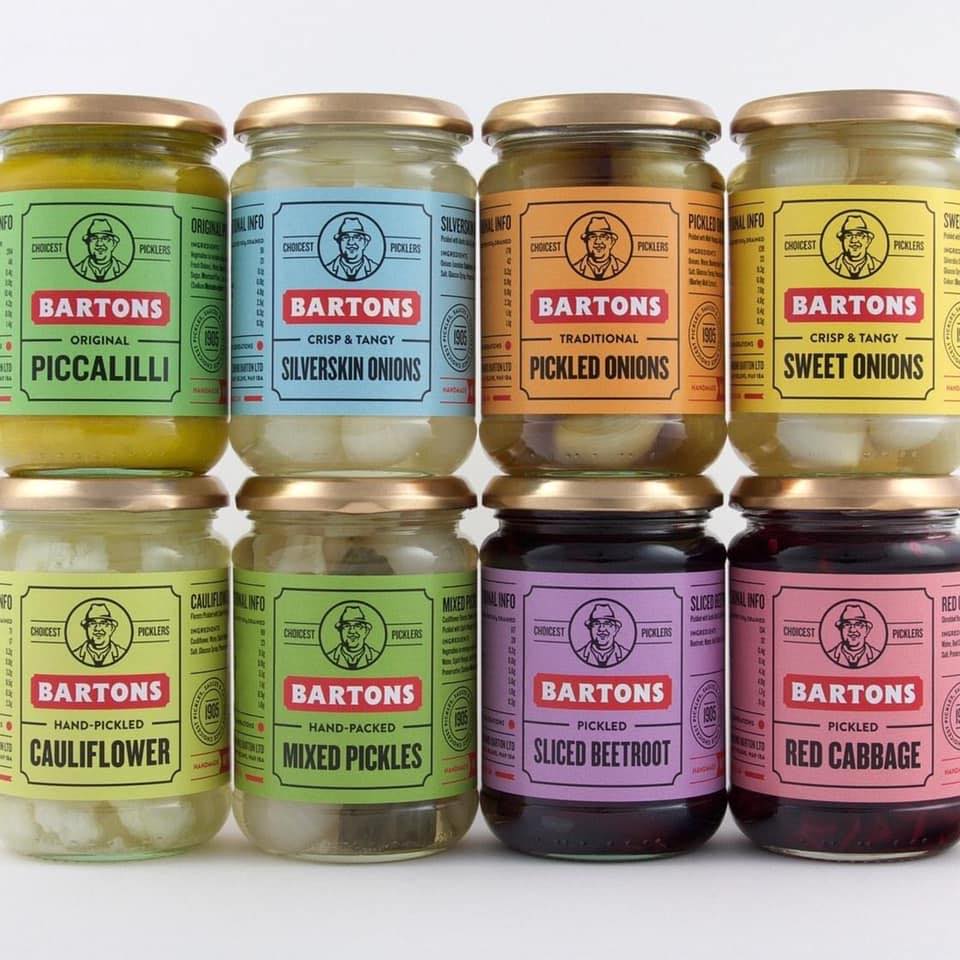 Bartons Traditional Pickled Onions 450g