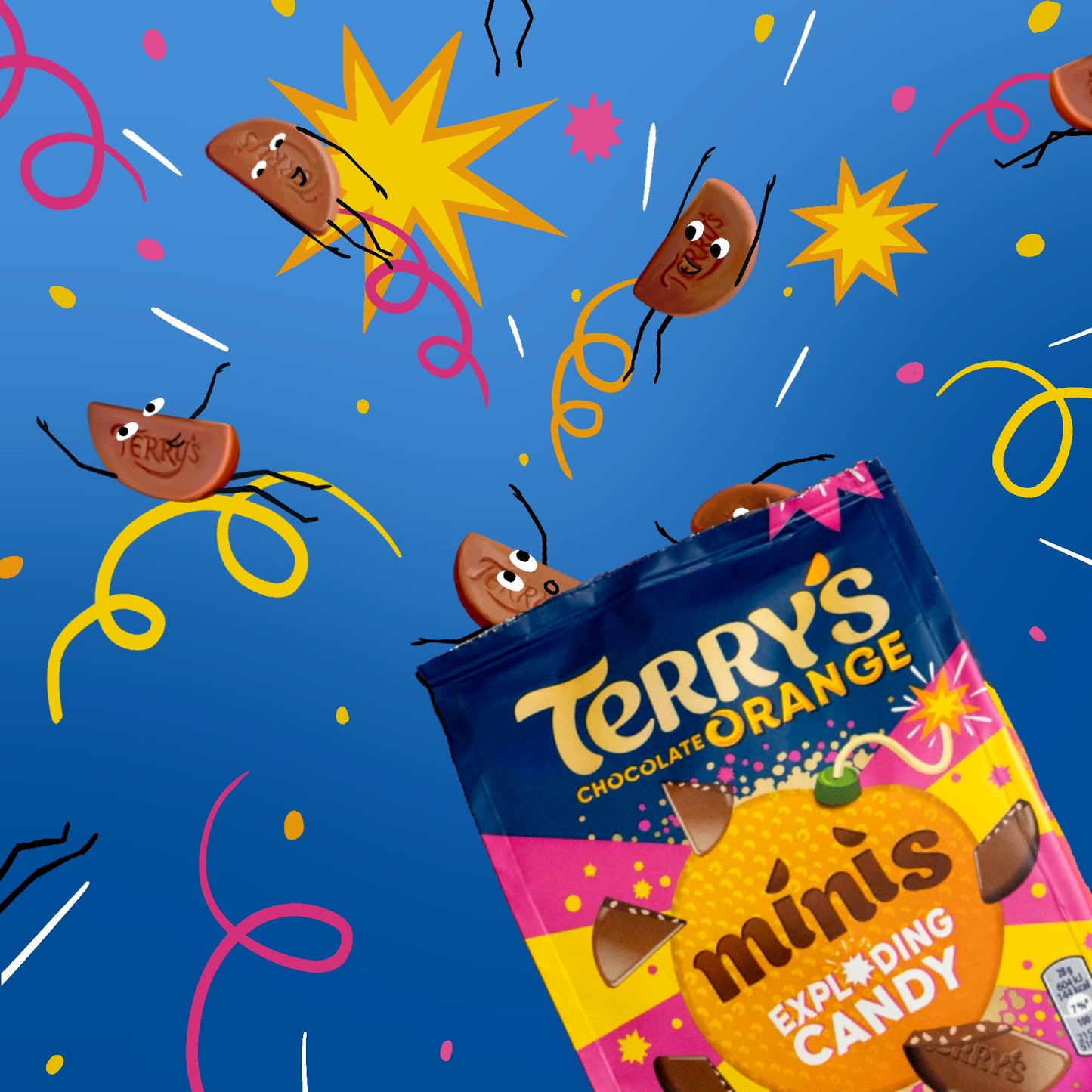 Terrys Chocolate Orange Minis Exploding Candy 105g