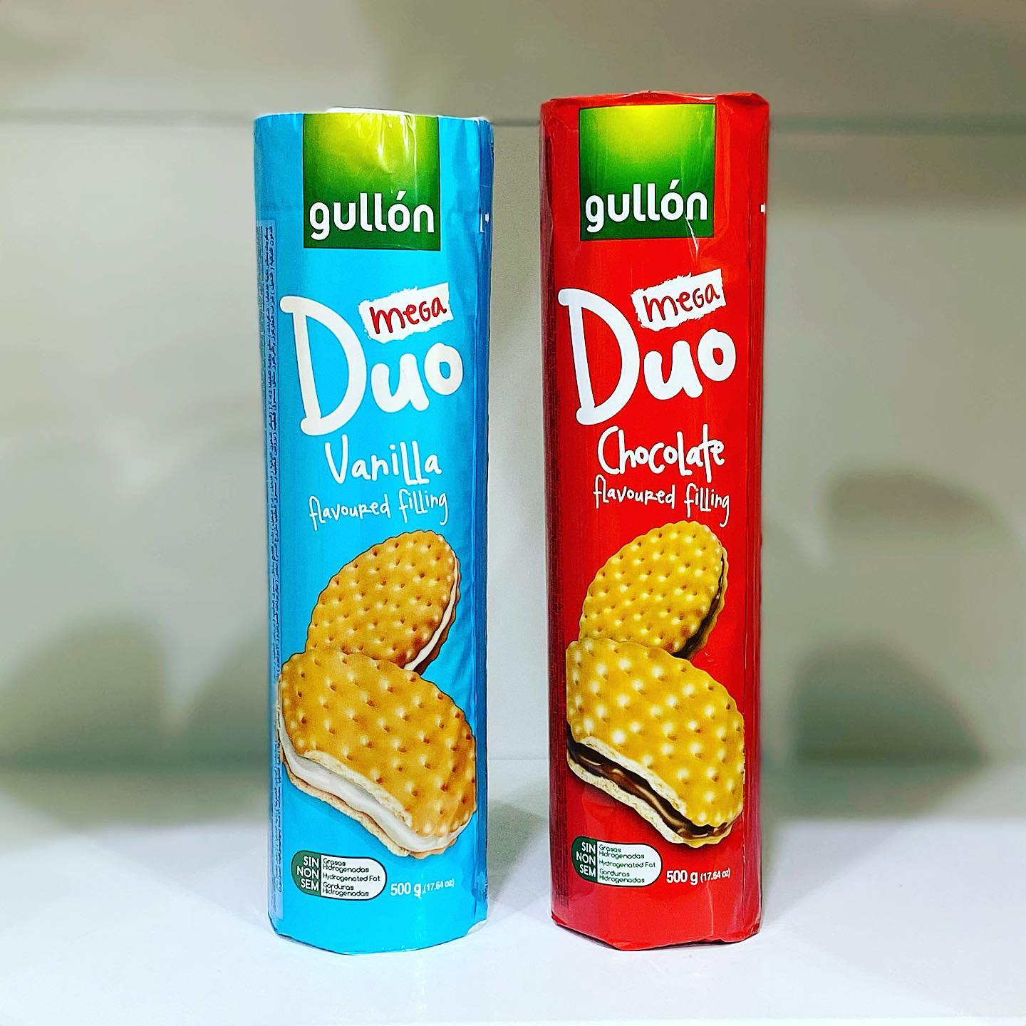 Gullon Mega Duo Vanilla Sandwich Biscuits 500g