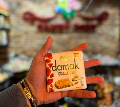 Nestle Damak Caramel Croquant with Pistachio 60g