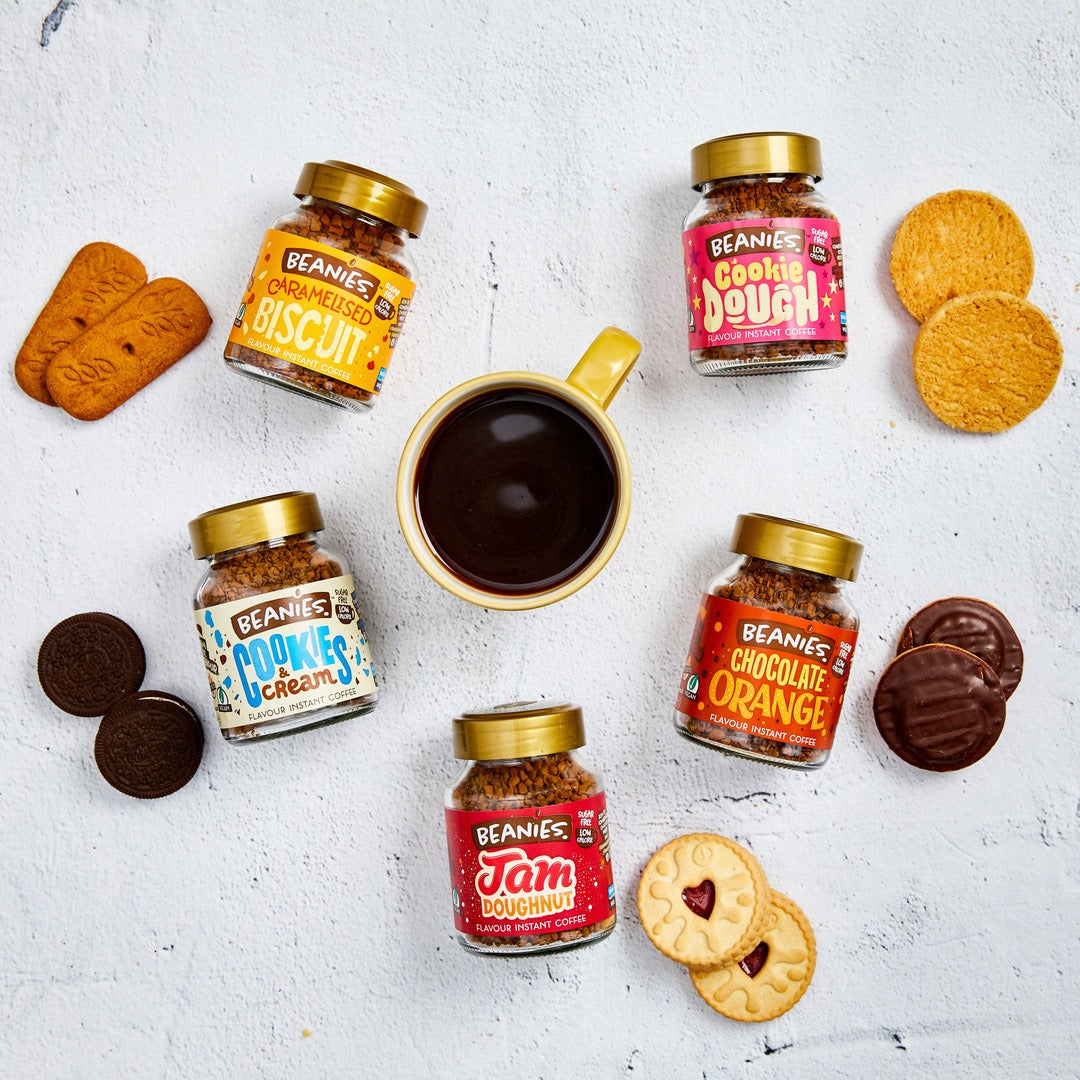 Beanies Cookies & Cream Flavoured Instant Coffee 50g