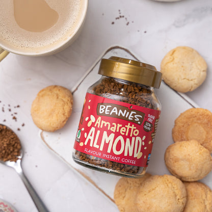Beanies Amaretto Almond Flavoured Instant Coffee 50g