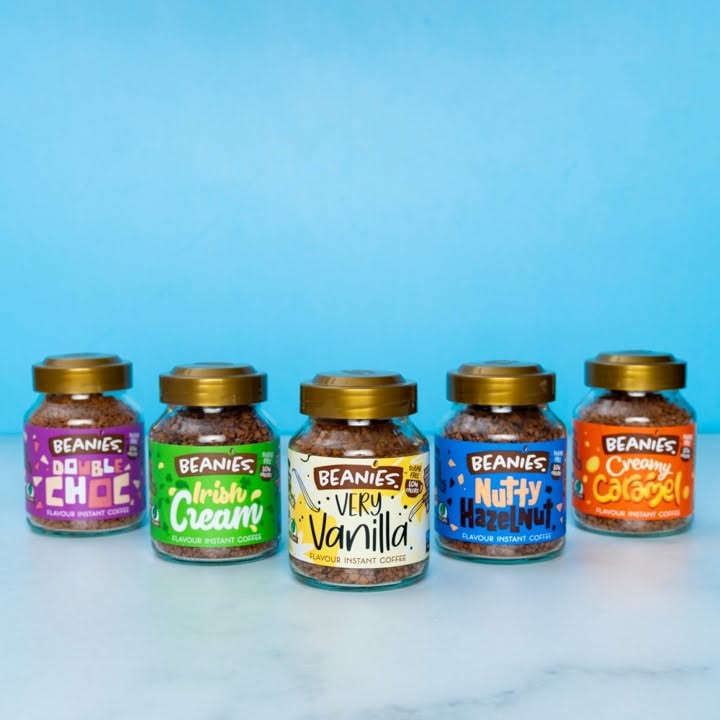 Beanies Decaf Mint Chocolate Flavoured Instant Coffee 50g
