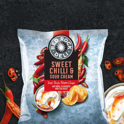 Red Rock Deli Sweet Chilli & Sour Cream Potato Chips 165g