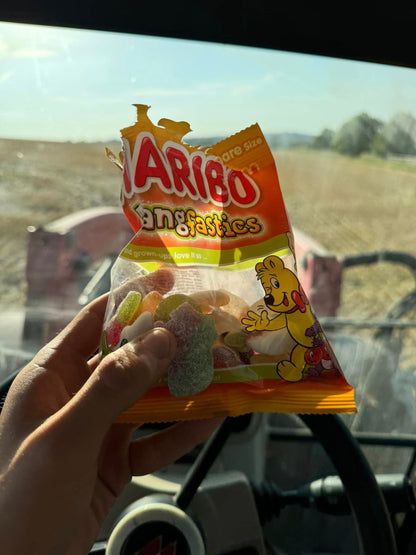 Haribo Tangfastics Fruit & Cola Flavour Fizzy Jelly Sharing Bag 175g