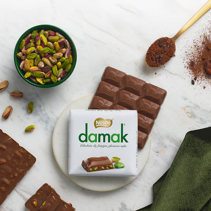 [BestBefore-30Nov2025] Nestle Damak Fine Chocolate with Pistachio 60g
