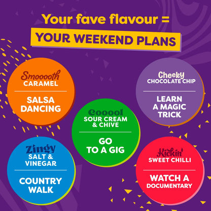 Snack a Jacks Salt & Vinegar Multipack Rice Cakes 5 pack 95g