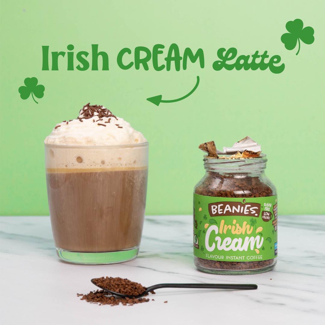 Beanies Irish Coffee Flavoured Instant Coffee 50g
