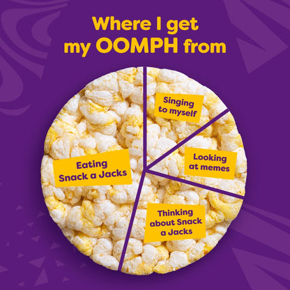 Snack a Jacks Salt & Vinegar Multipack Rice Cakes 5 pack 95g