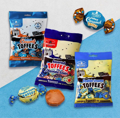 Walkers Assorted Toffees & Chocolate Eclairs Bag 150g
