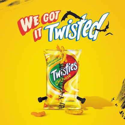 Twisties Zig Zag Wicked Cheddar Puffed Snacks 65g