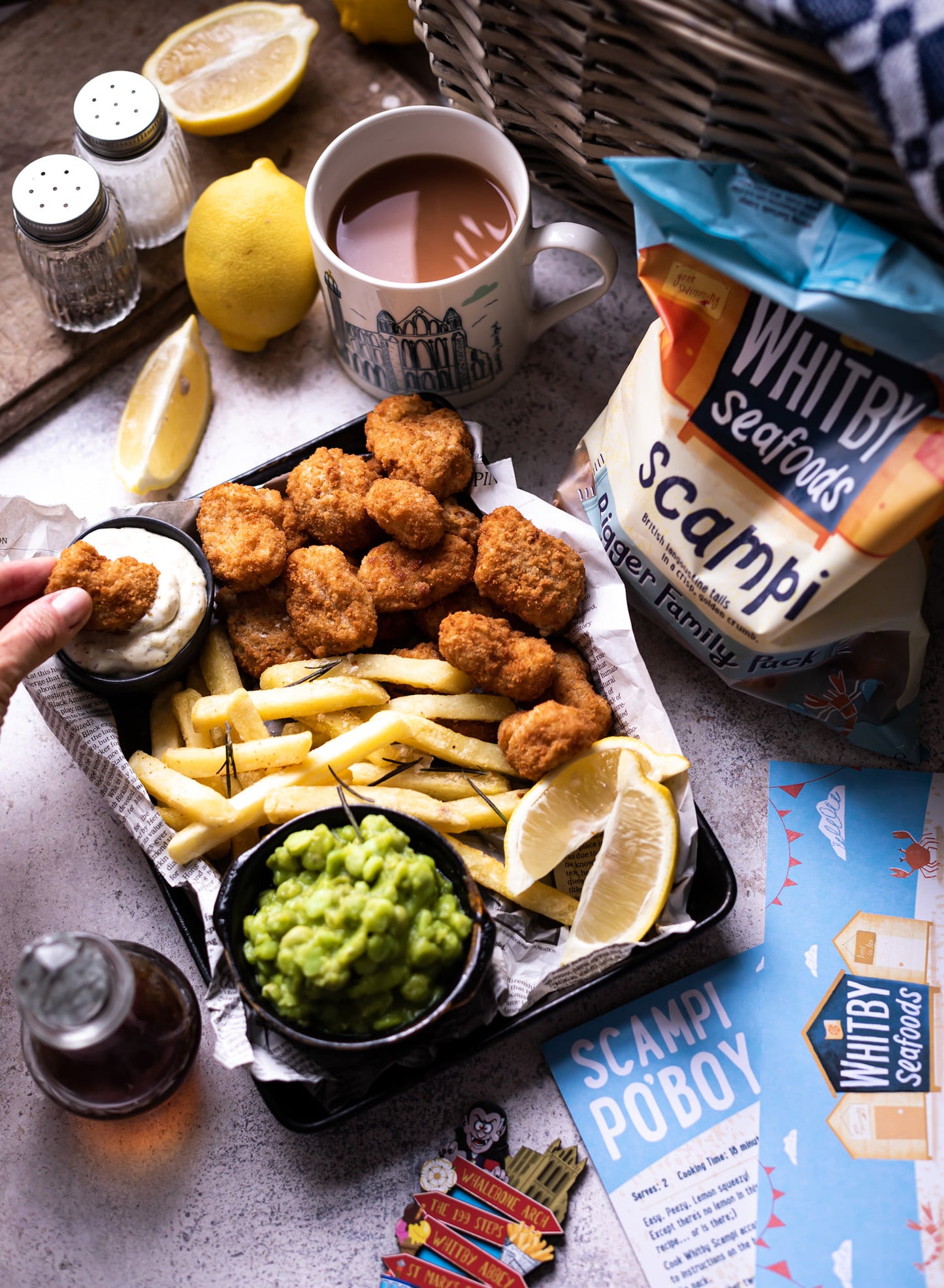 Whitby Seafoods Breaded Scampi Bites 190g