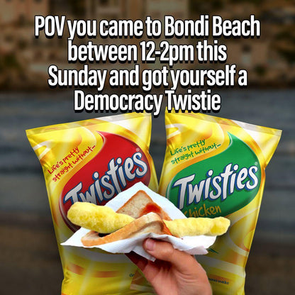 Twisties Cheese Flavoured Puffed Snacks 90g