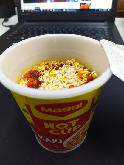 [BestBefore-30Sep2025] Maggi Hot Cup Curry Noodles 59.2g