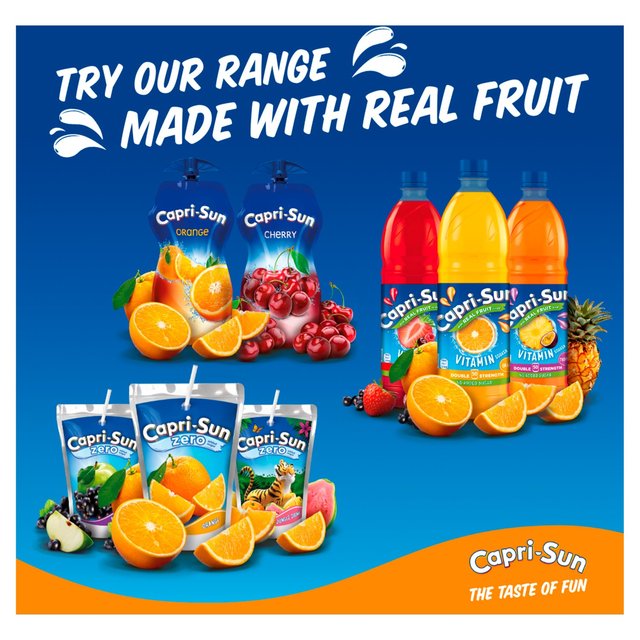 Capri-sun 8pk Tropical Zero Added Sugar 1600ml คาปรี-ซัน ทรอปิคอล 8 ซอง – 1600 มล