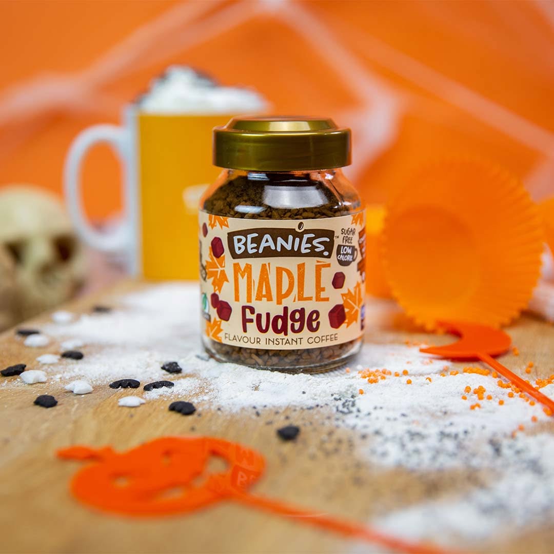 Beanies Maple Fudge Flavoured Instant Coffee 50g
