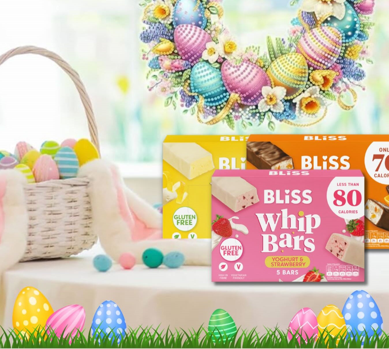 Bliss Strawberry Yoghurt Whip Bars 5 Pack