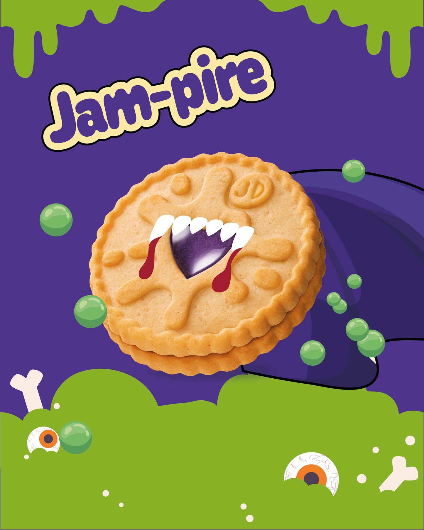Jammie Dodgers Apple & Blackcurrant Biscuits 140g