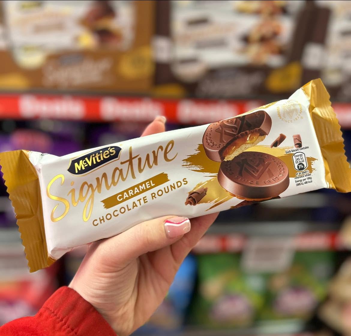 McVitie's Signature Caramel Chocolate Rounds 109g