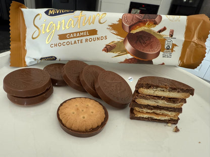 McVitie's Signature Caramel Chocolate Rounds 109g