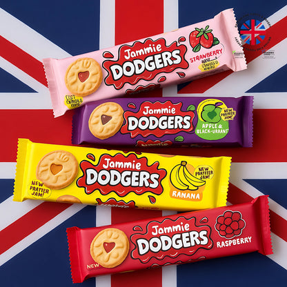 [BestBefore-31Aug2025] Jammie Dodgers Really Fruity Strawberry Biscuits 140g