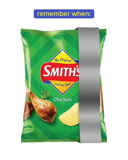 [Best before 11-Oct-2026]Smith's Crinkle Cut Chicken Flavor Chips 90g